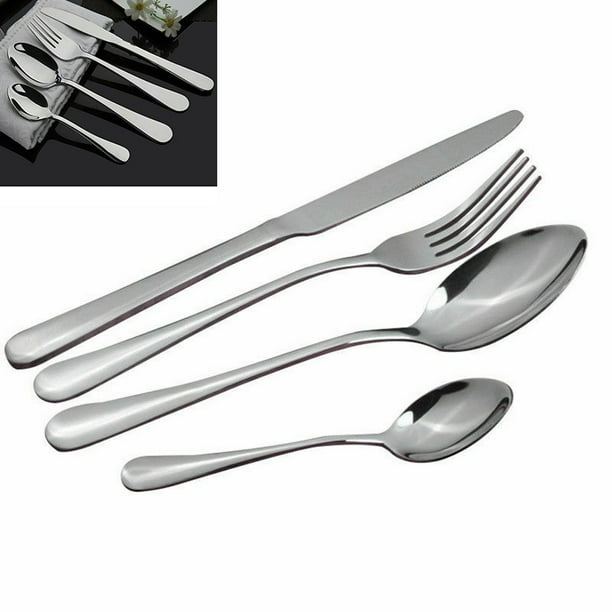 4Pcs Set Stainless Steel Fork,Knife,Spoons Cutlery Set for Kitchen & Restaurant 4Pcs Set Stainless Steel Fork,Knife,Spoons Cutlery Set for Kitchen & Restaurant